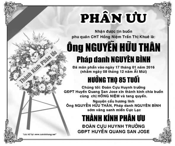 Phan uu Ong Nguyen Huu Than (chuHien)