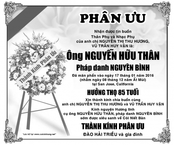 Phan uu Ong Nguyen Huu Than (chuTrieu)