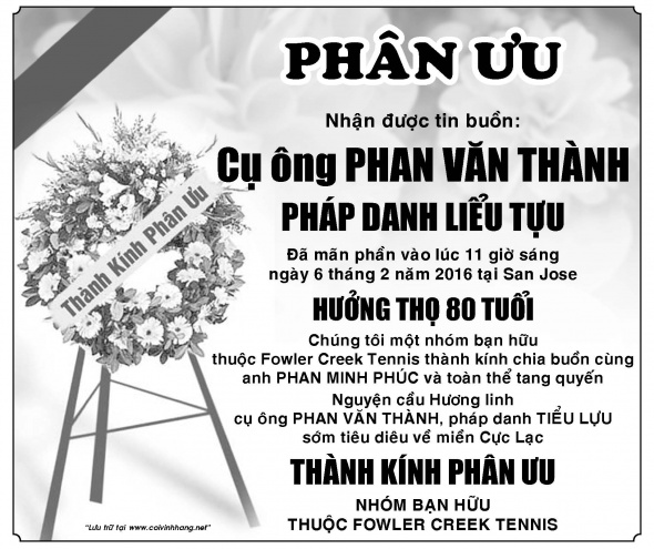 Phan Uu ong Phan Van Thanh