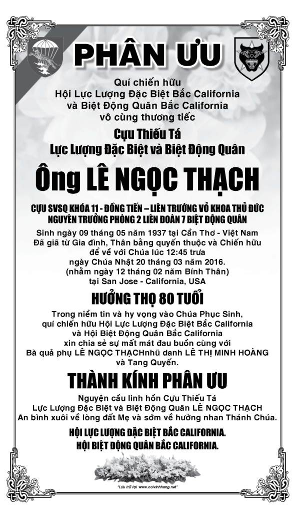 Phan Uu ong Le Ngoc Thach