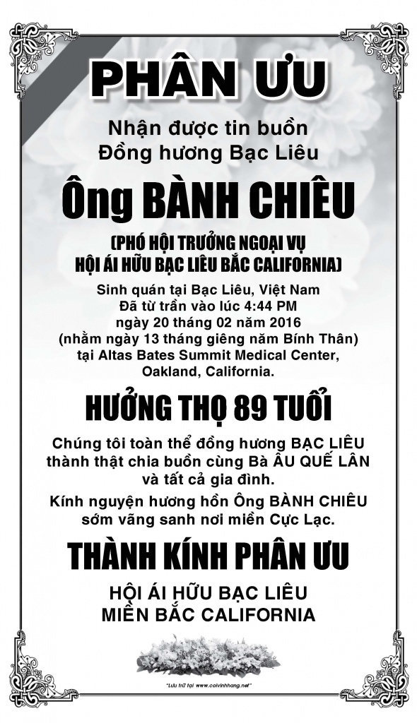 Phan uu Ong Banh Chieu