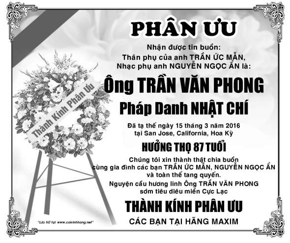 Phan uu Ong Tran Van Phong