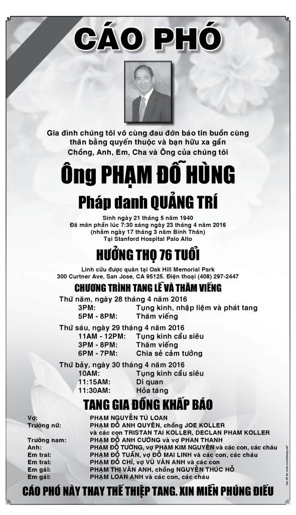 Cao pho ong Pham Do Hung