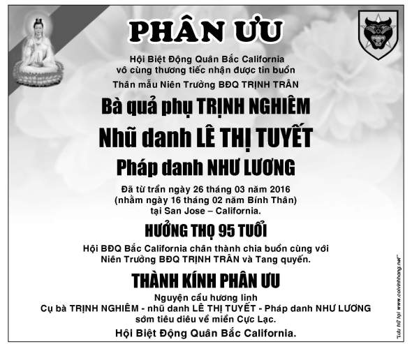 Phan Uu ba le Thi Tuyet