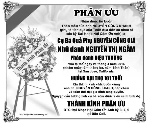 Phan uu ba Nguyen Cong Gia (TonyD)
