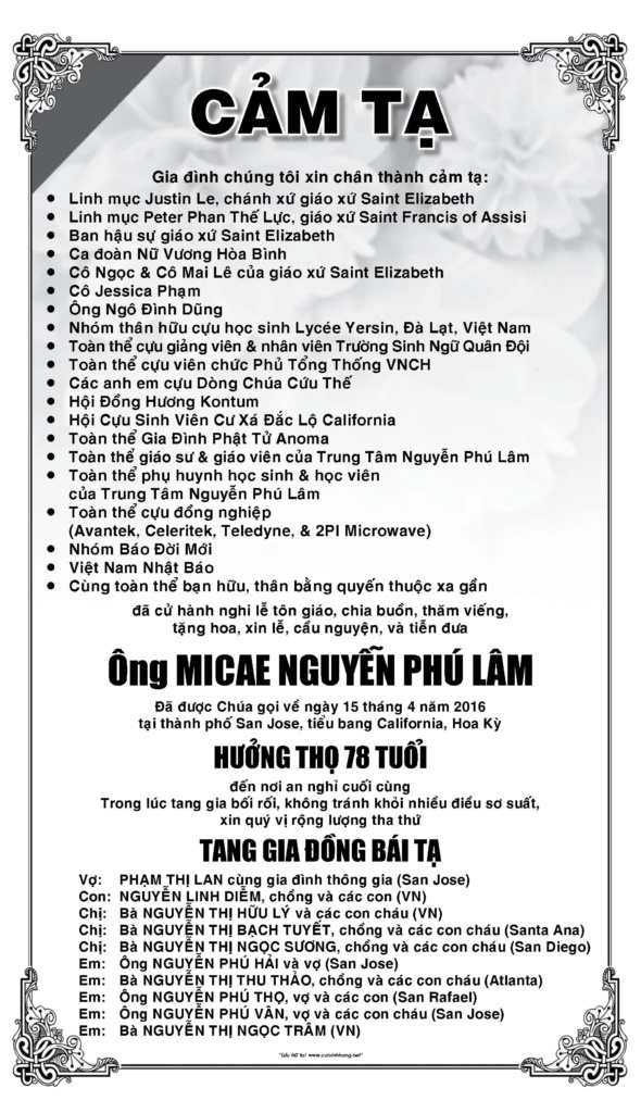 Cam Ta ong Nguyen Phu Lam
