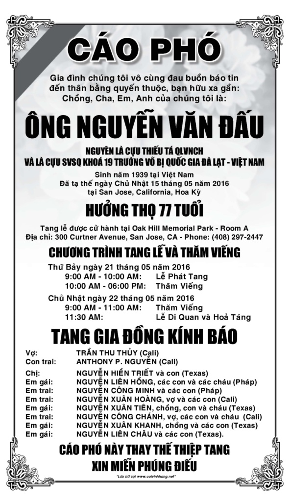 Cao Pho ong Nguyen Van Dau