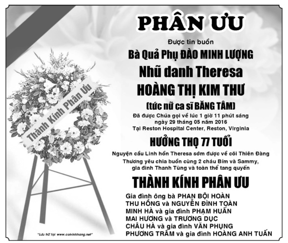 Phan uu ba Hoang Kim Thu