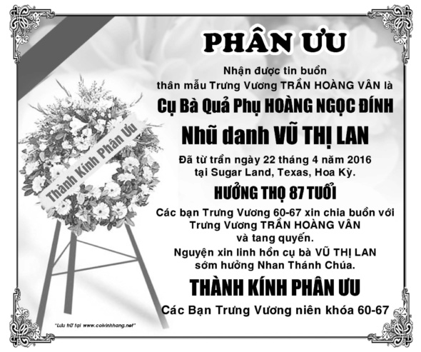 Phan uu ba Vu Thi Lan (CathyDuong)