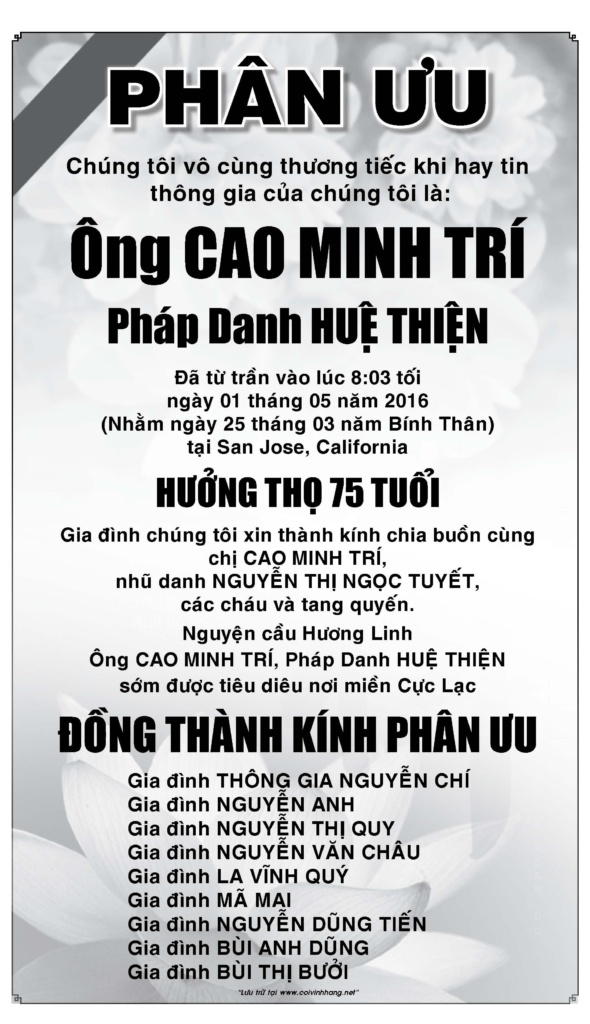 Phan uu ong Cao Minh Tri (chuChiNguyen)