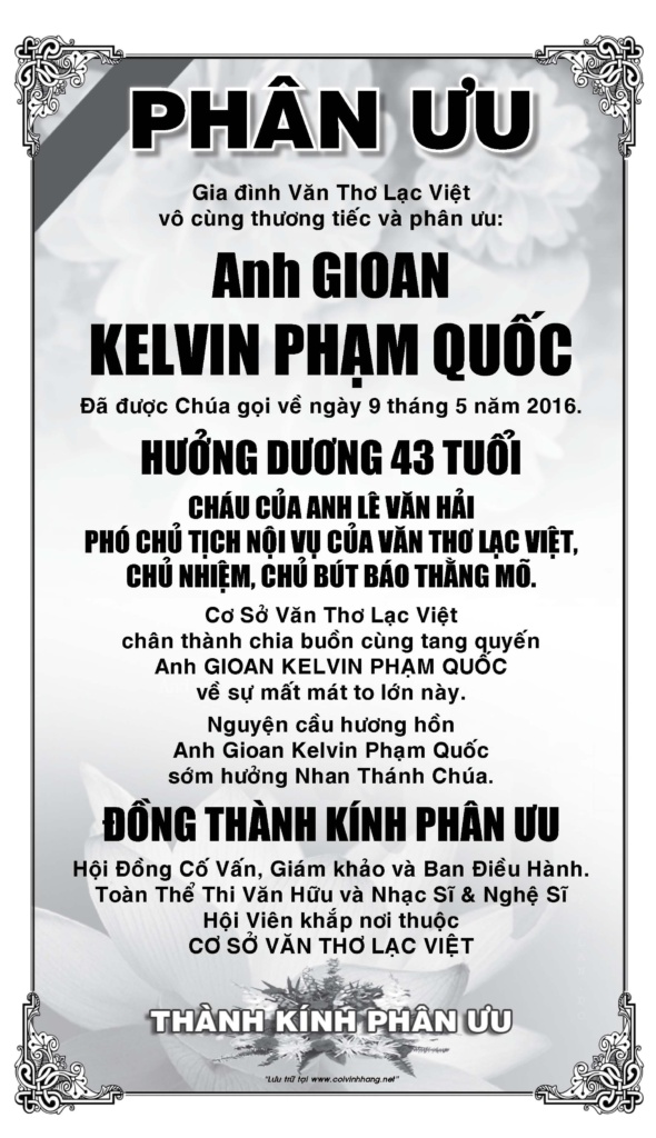 Phan uu ong Kelvin Pham
