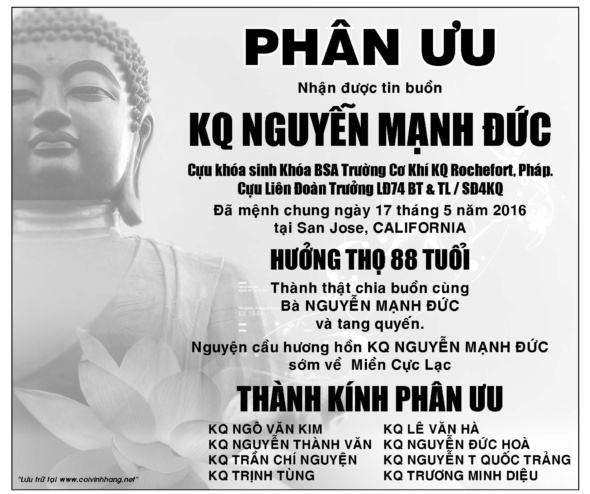 Phan uu ong Nguyen Manh Duc