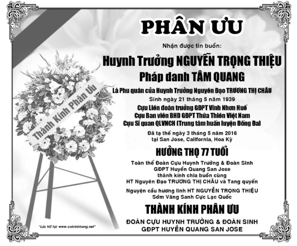 Phan uu ong Nguyen Trong Thieu (Quyen Duong)