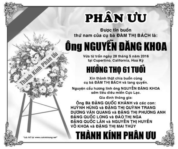 Phan uu ong Nguyen Dang Khoa