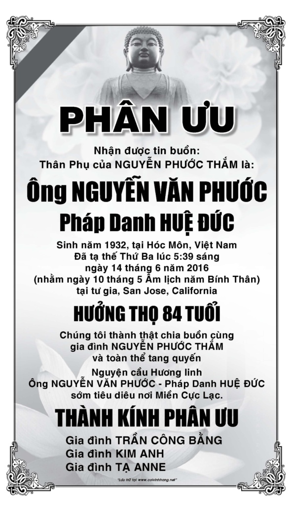 Phan uu ong Nguyen Dang Phuoc