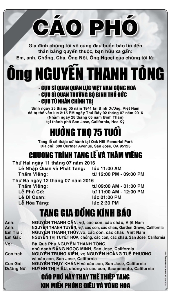 Cao Pho ong Nguyen Thanh Tong