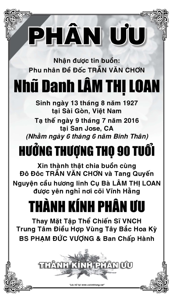 Phan Uu ba Lam Thi Loan (Bsi Vuong)