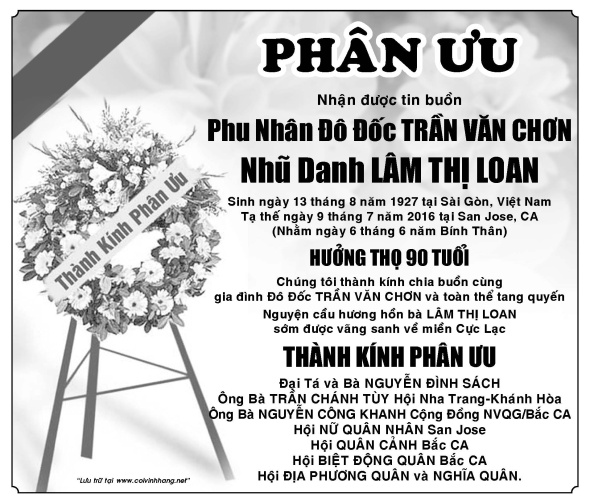 Phan Uu ba Lam Thi Loan