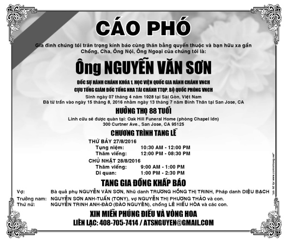 Cao Pho ong Nguyen Van Son