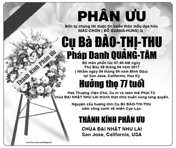 Phan uu ba Dao Thi Thu ( chua Dai Phat)-01